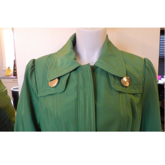 Nygard Collection Green Outdoor Spring Jacket 12 - Picture 4 of 8